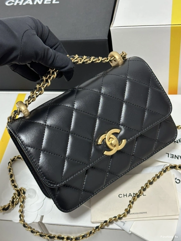 First Bag Ru FLAP -12X19X8CM BAG CHANEL 0816
